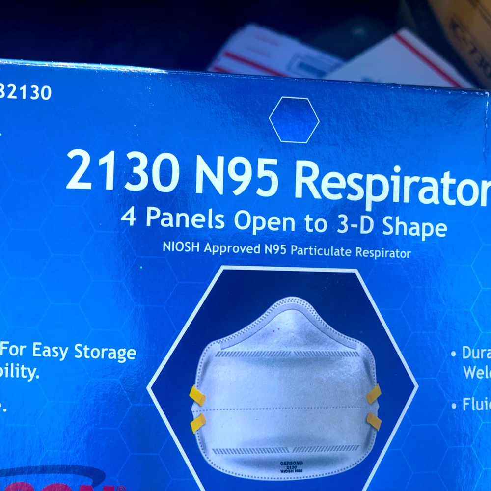 Gerson 2130 N95 Respirator Box of 20.